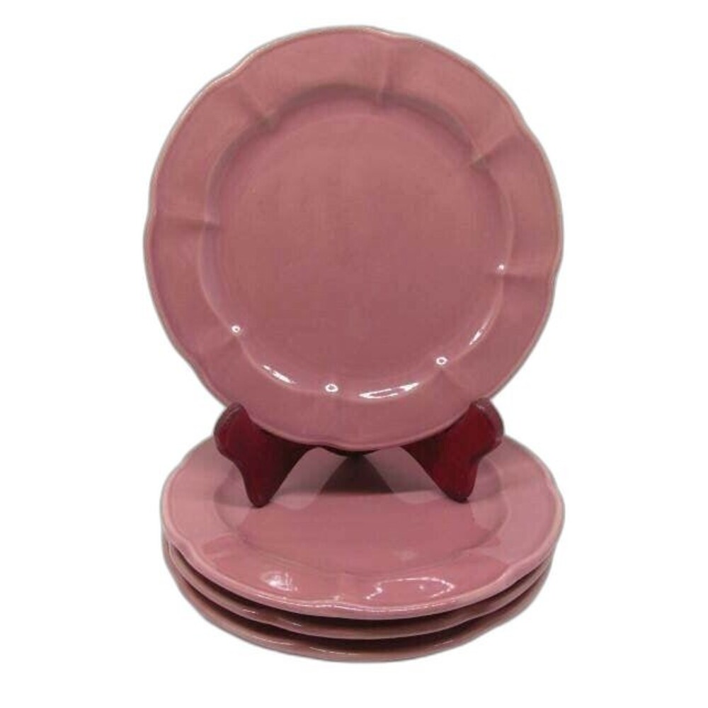 Sodahl Adeline Denmark Pink 8" Salad Plates Vintage Bundle of 4 Read Description